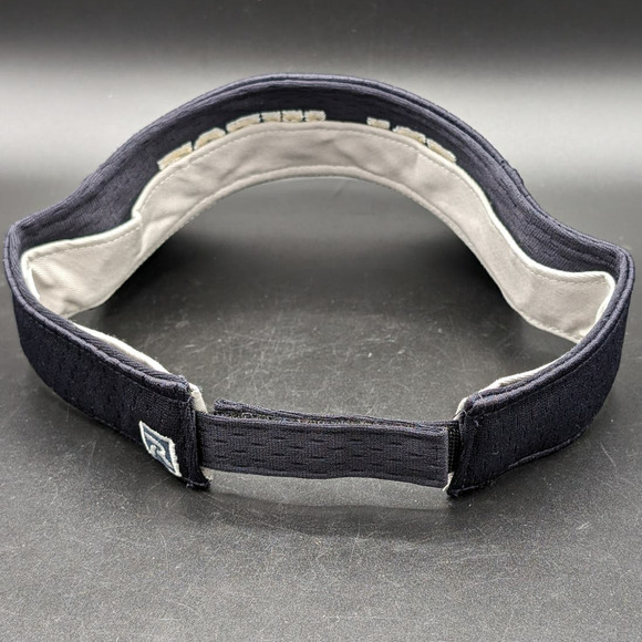 Tri-West Navy Blue Visor Richardson Model 740 Cap Hat Adjustable Medium Large - Picture 3 of 6